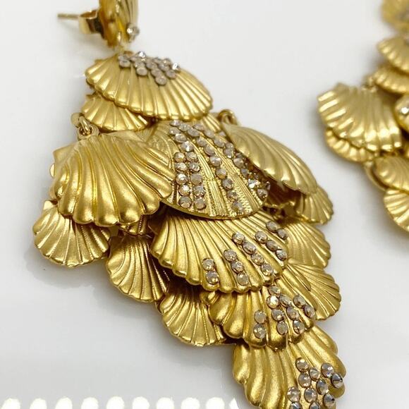 NEW Anthropologie x Gas Bijoux Tahiti Shell Earrings - Picture 7 of 13